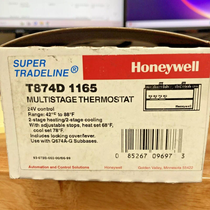 Honeywell T874A-F Multistage Thermostats/Q6
