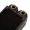Cooling Radiator Double Layers 8 Pipes G1/4 Thread Double Fans