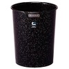 Sanko Plastic Trash Can, Clean Dust, Round Shape, Black, Approx.