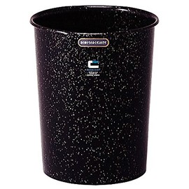Sanko Plastic Trash Can, Clean Dust, Round Shape, Black, Approx. 2.8 gal (8.2 L)