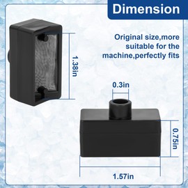 Upgraded Filter Piece Replacement Parts 2PCS Fits GE Profile Opal Ice Maker 1.0 and 2.0 OPAL01GENSS,OPAL01GENKT etc
