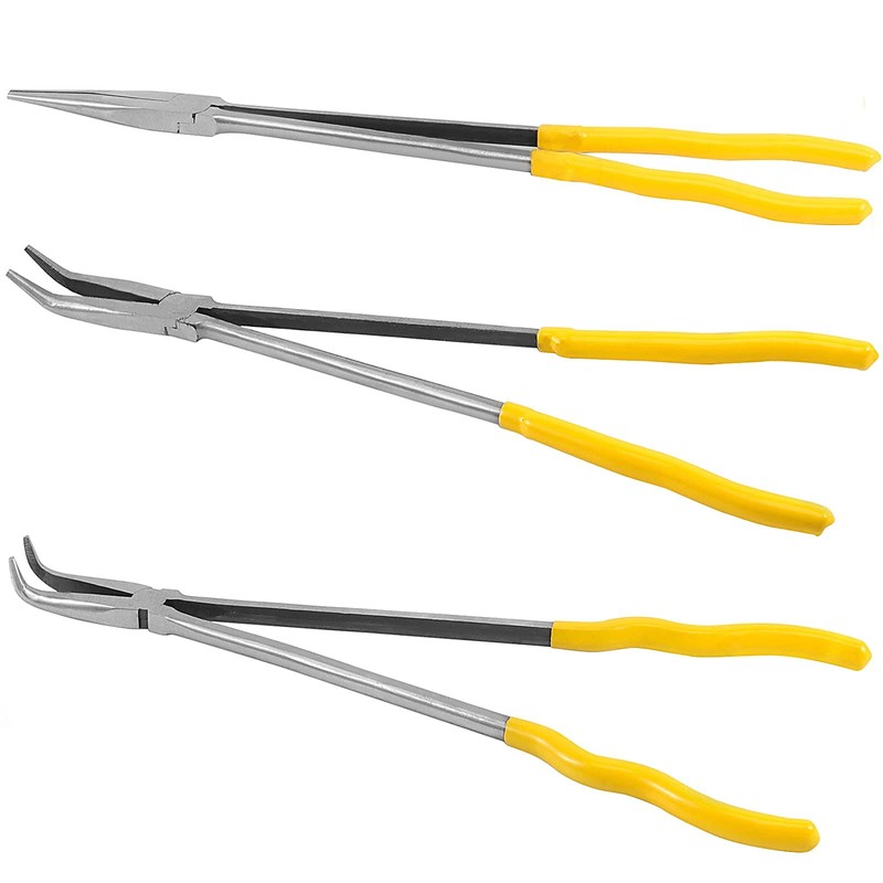 HOIGON 3 Pieces 16 Inch 90-Degree 45-Degree Straight Extra Long
