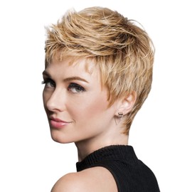 Belle of Hope TEXTURED CUT Heat Friendly Synthetic Wig by Hairdo, 3PC Bundle: Wig, 4oz Mara Ray Enriched Shampoo, and 19 Page Guide (RL31/29)