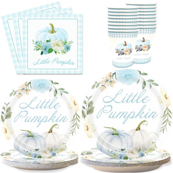 Pumpkin Party Supplies Tableware Set - Fall Theme Party Decorations