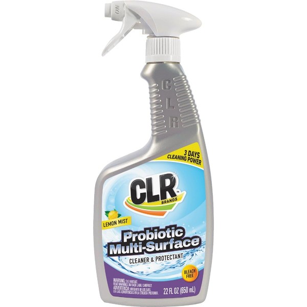 CLR Lemon Scent Natural Cleaner 22 oz. Liquid - Case