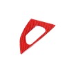 CSKT2022 Red Carbon Door Handle Lock Switch Button Cover Sticker