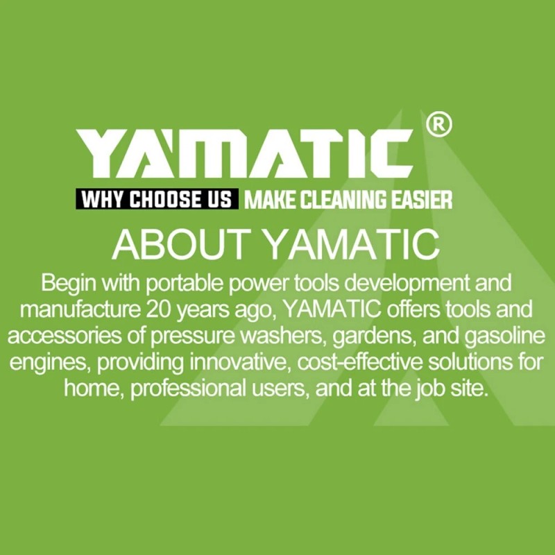YAMATIC 3000 PSI 7/8" Shaft Vertical Pressure Washer Power Washer