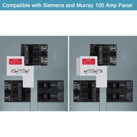 Generator Interlock Kit for Siemens 100 Amp or Murray 100 Amp Panels, Professional and Interlock Kit, 7/8-1 1/4" Spacing Between Main and Branch Breakers