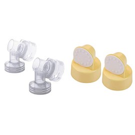 Medela Spare Valves and Membranes 2 Each Bundled with Medela PersonalFit Connectors