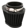 51mm/2in Motorcycle Air Filter ClampOn Dustproof Rubber Black Replacement for