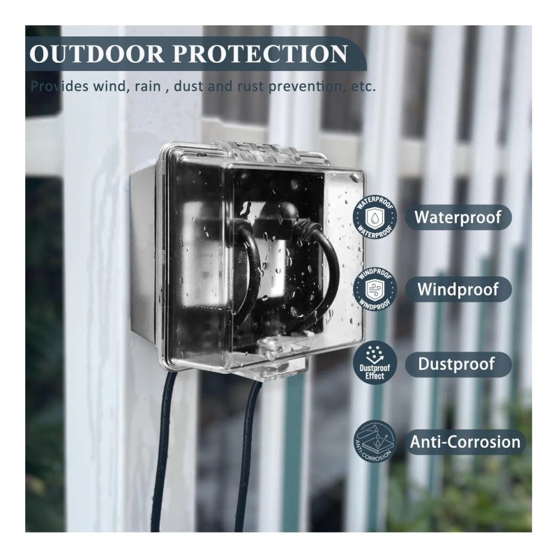 Caja De Cubierta De Doble Salida De Seguridad Para Bebés