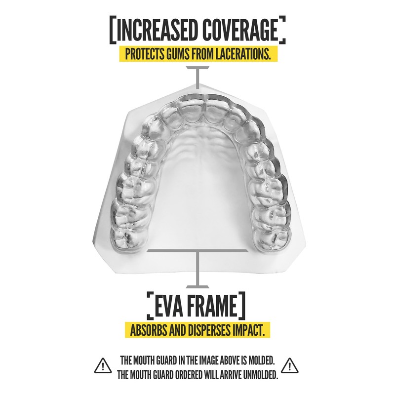 2 Pack Nxtrnd Classic Mouthguard, Custom Fit Sports Mouthpiece for