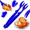 24Pcs Crab Legs Crackers, Crackers Picks Tools Crab Crackers and