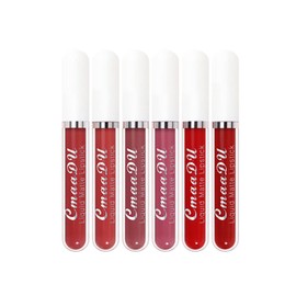 Magik 6-12 Pack Set Lipstick Matte Finish Liquid Lip Gloss Long Lasting Waterproof (#2, 6 Pcs (1 Ea))