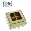 Gretel Mini Truffle Boxes with Window and Dividers - Extra
