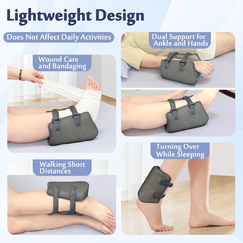 Mybow Ankle Pillow for Sleeping, Foot Elevation Pillows for Swelling,
