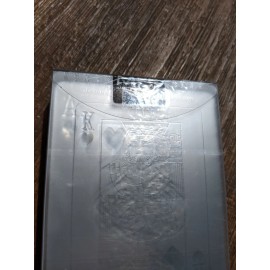 MPC Aqua Clear Playing Cards Transparent One Deck