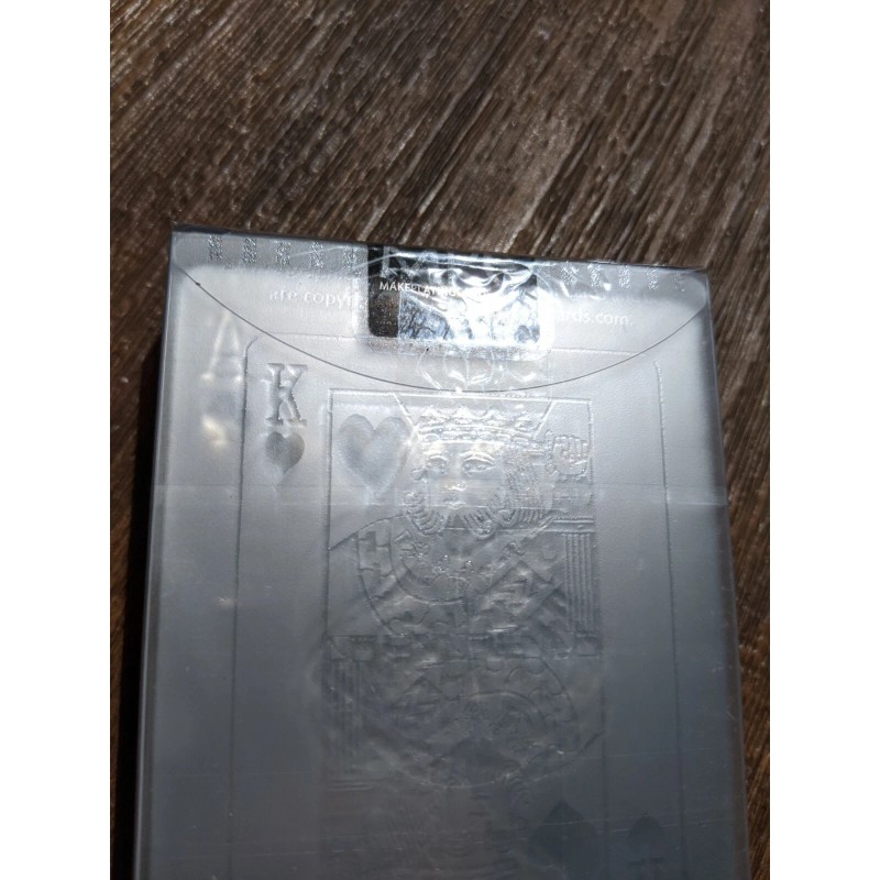 MPC Aqua Clear Playing Cards Transparent One Deck