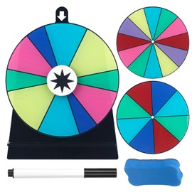 GOWTX Spin the Wheel for 6 Inch, Wheel Spinner Spinning Wheel with Stand, Color Spin Fortune Wheel, Portable Prize Wheel Spinner, Spinnings Game Wheel of Fortune for Carnival Party Show