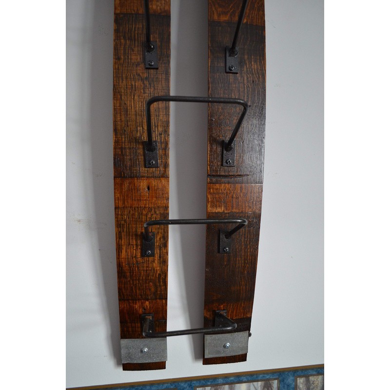 Wine Rack, 5 - Bottle Wine Stave wine rack with