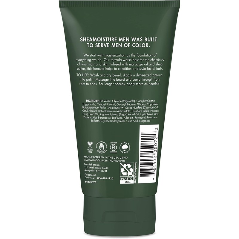 SheaMoisture Maracuja & shea butter full beard detangler, 4 Fluid