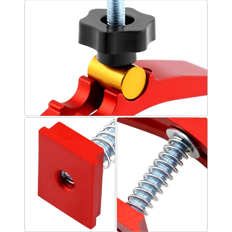 QWORK® T Nut Rail Quick Release Clamps - M8 -