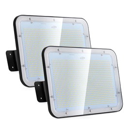 SERWING Led Flood Light 150W, Security Yard Light 18,000LM Super Bright with 5000K Daylight, IP66 Waterproof LED Flood Lights Outdoor for Garden, Yard, Playground, Basketball Court(2 Pack)