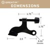 10 Pack Hinge Door Stoppers, Heavy Duty Door Stopper Hinge,