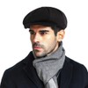 Men's Classic Leisure Newsboy Cap 8 Panel Herringbone Baker Boy