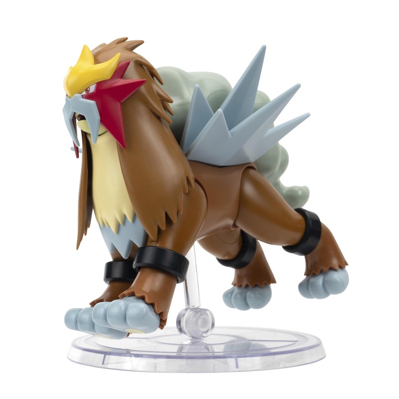 Pokémon Select Entei - 6-Inch Super-Articulated Figure with Over 15