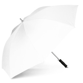 ShadePlus Large Parasol, Large Size, Diameter 47.2 inches (120 cm), Lightweight, 100% UV Protection, Sports Viewing, Long Umbrella, UV Protection, Heatstroke Protection, Handle Straight, white