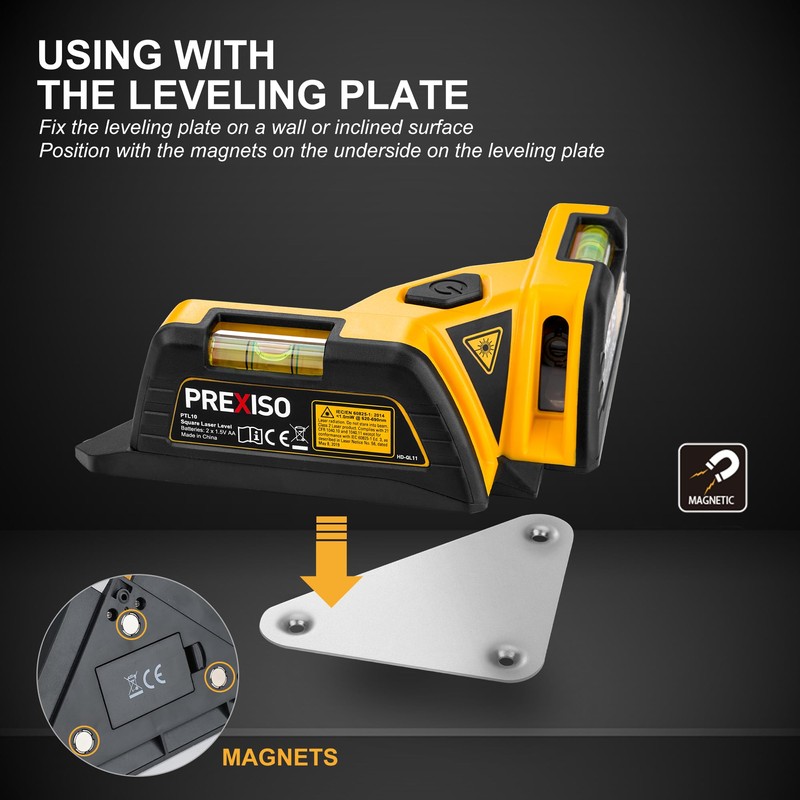 PREXISO Square Laser - 30Ft Flooring Laser Level, Tile Laser