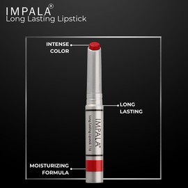 IMPALA | Longlasting Lip Color Coral Brown No. 116 | Permanent Lipstick Creamy Texture | Long-Lasting | Hydrating Full-Coverage Lip Color | Moistureizes and Nurtures