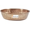 Prisha India Craft Pure Copper Serving Bowl with Spoon Set,