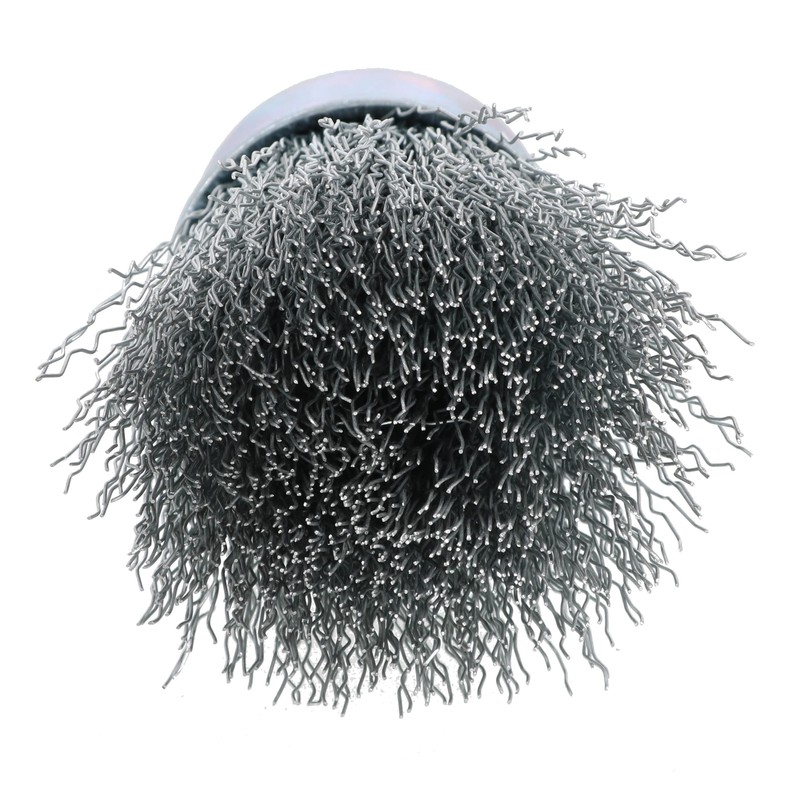 Takagi Earth Man Hexagonal Shaft Cup Wire Brush, Steel Wire,