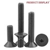 Qrity 20 PCS Socket Countersunk Screw, 12.9 Grade High Tensile