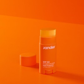 JANDER SUN STICK Intensiver Sonnenschutz für Herren, hoher UV-Schutz LSF + 50, wasser- und schweißfest, hinterlässt keine Flecken, vegan und formuliert mit Inhaltsstoffen natürlichen Ursprungs