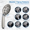 UCLIMAA High Pressure 48-Settings Shower Head with Handheld Shower,Drill-Free 3-Way