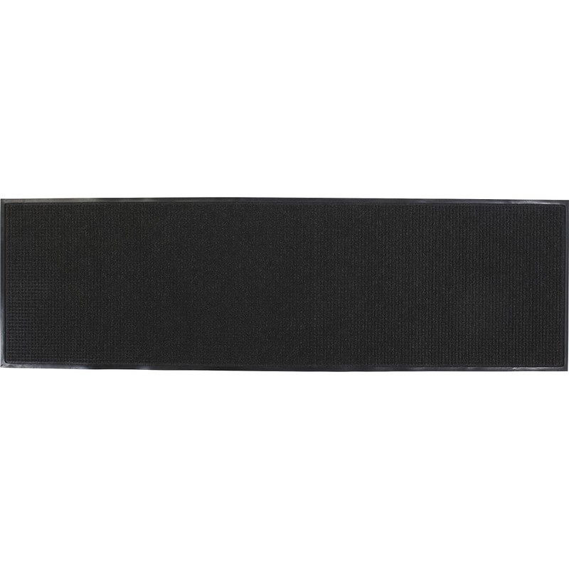 Genuine Joe WaterGuard Indoor/Outdoor Charcoal Gray Mat 72" L X