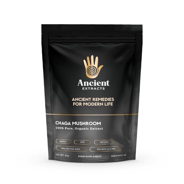 Ancient Extracts Ancient Extracts Chaga Mushroom Extract Powder - Minimum