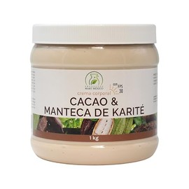 Crema de Cacao Con Manteca De Karité Con Filtro Solar Máxima Nutrición Productos Mart Mexico 1 kilo