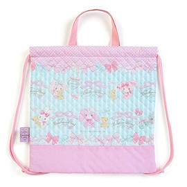 Sanrio Bonbon Ribbon Quilted Knapsack with Handle (Bear)