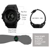 AOSLSI Watch Compass, Altimeter Barometer Thermometer Temperature, Pedometer, Military Army