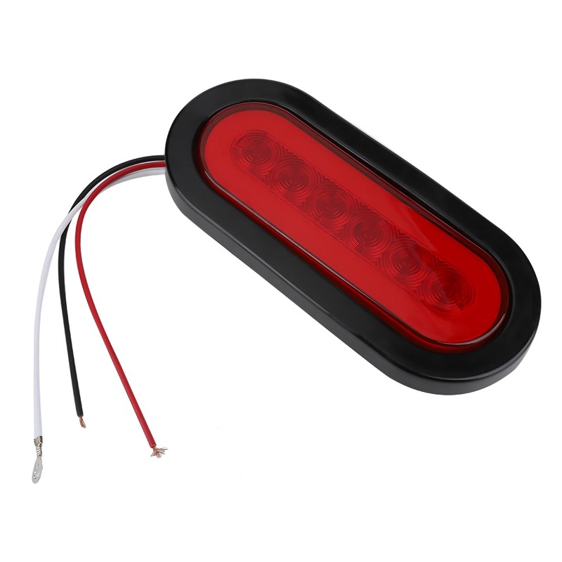 Car Trailer Truck Taillight 6 LED Tail Light Brake Stop