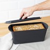 Navaris Bread Loaf Pan with Lid - Cast Iron Bread
