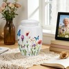 4.33 Inches Small Cremation Urn for Human Ashes Ceramic Decorative