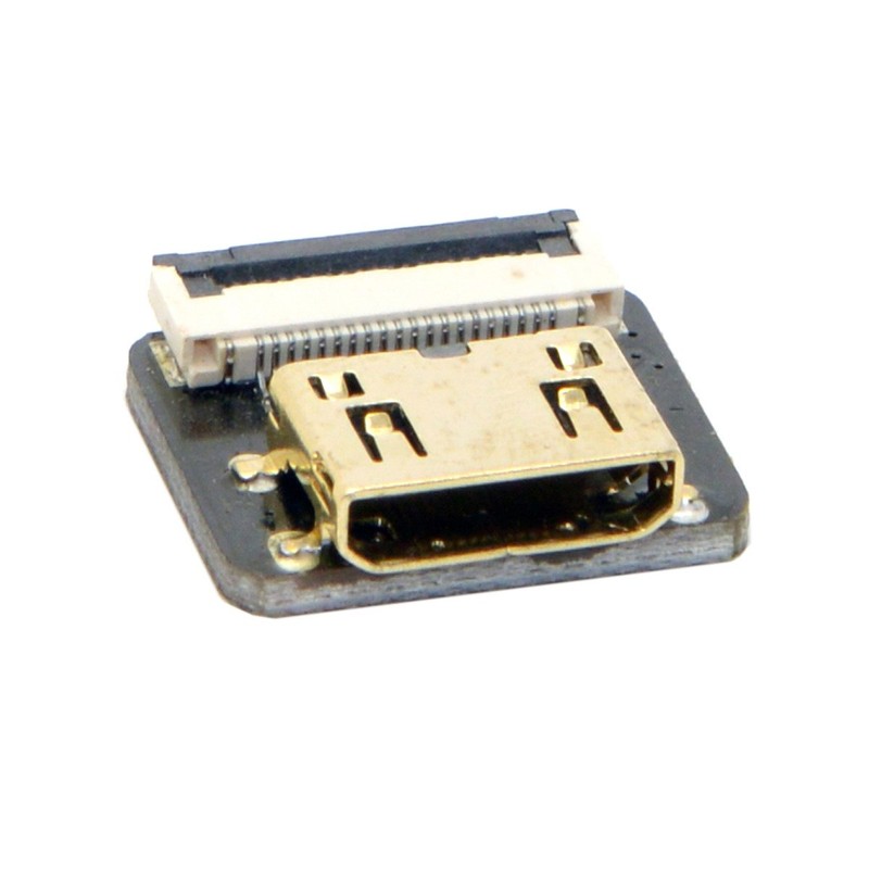 chenyang FPC 20Pin Mini HDMI Flat Female Connector for Ribbon