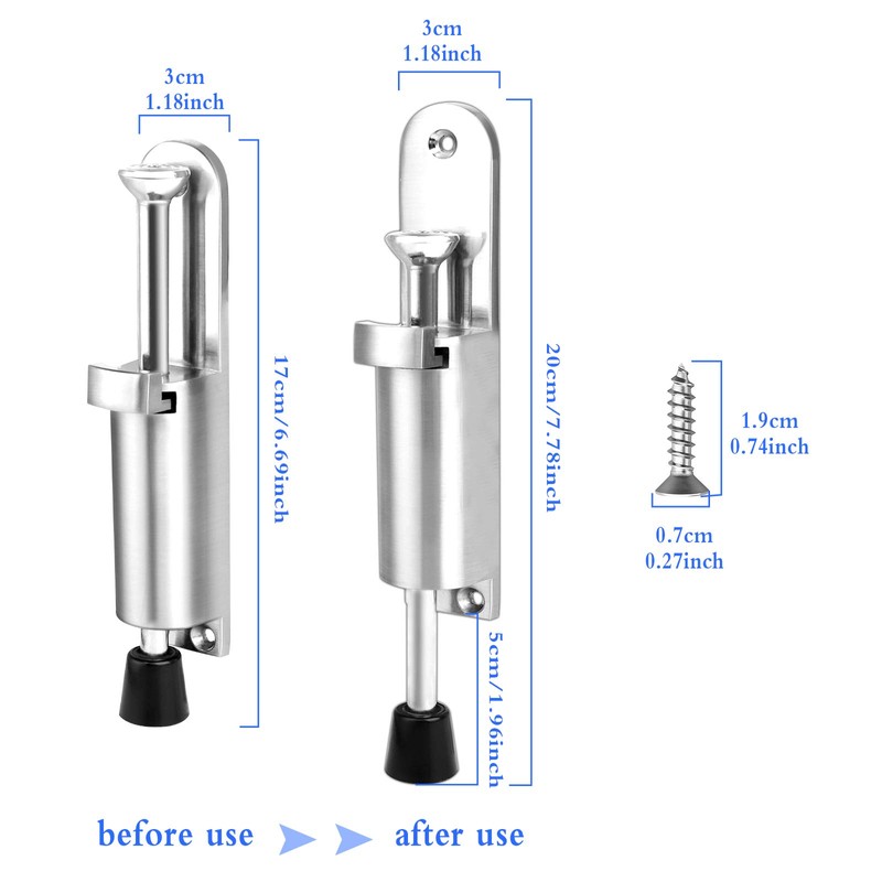 1 Pieces Door Holder, Heavy Duty Door Stopper Adjustable Door