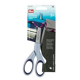 Prym General Purpose Titanium Scissors 18cm, Stainless Steel, Blue