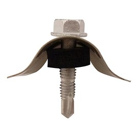 Yawata Screws, Stainless Steel Plate Small Wave Screws, Iron Base (Approx. 30 pieces) 0.2 x 1.0 inches (5 x 25 mm)